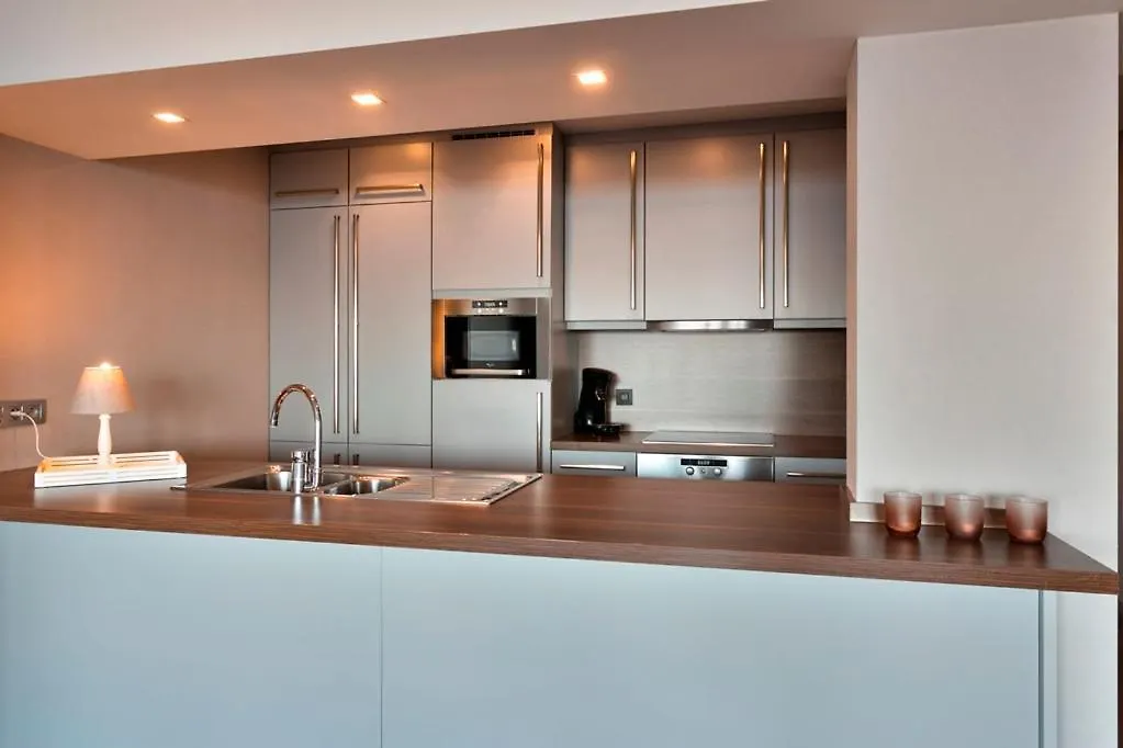 Montezuma Luxe Studio Met Frontaal Zeezicht Zonder Aparte Slaapkamer Apartment Ostend 0*,